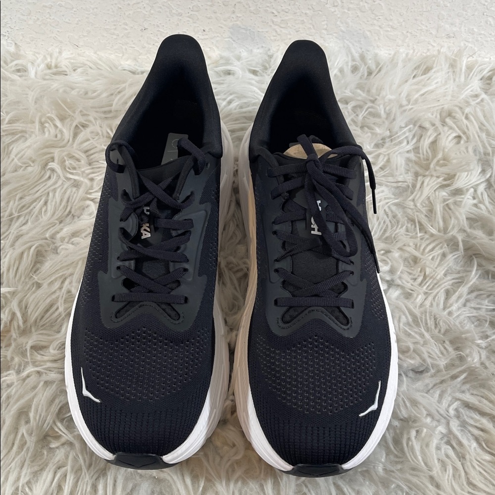 HOKA Men's Arahi 7 Stability Shoe Black & White Size 11.5D NEW - Picture 3 of 15